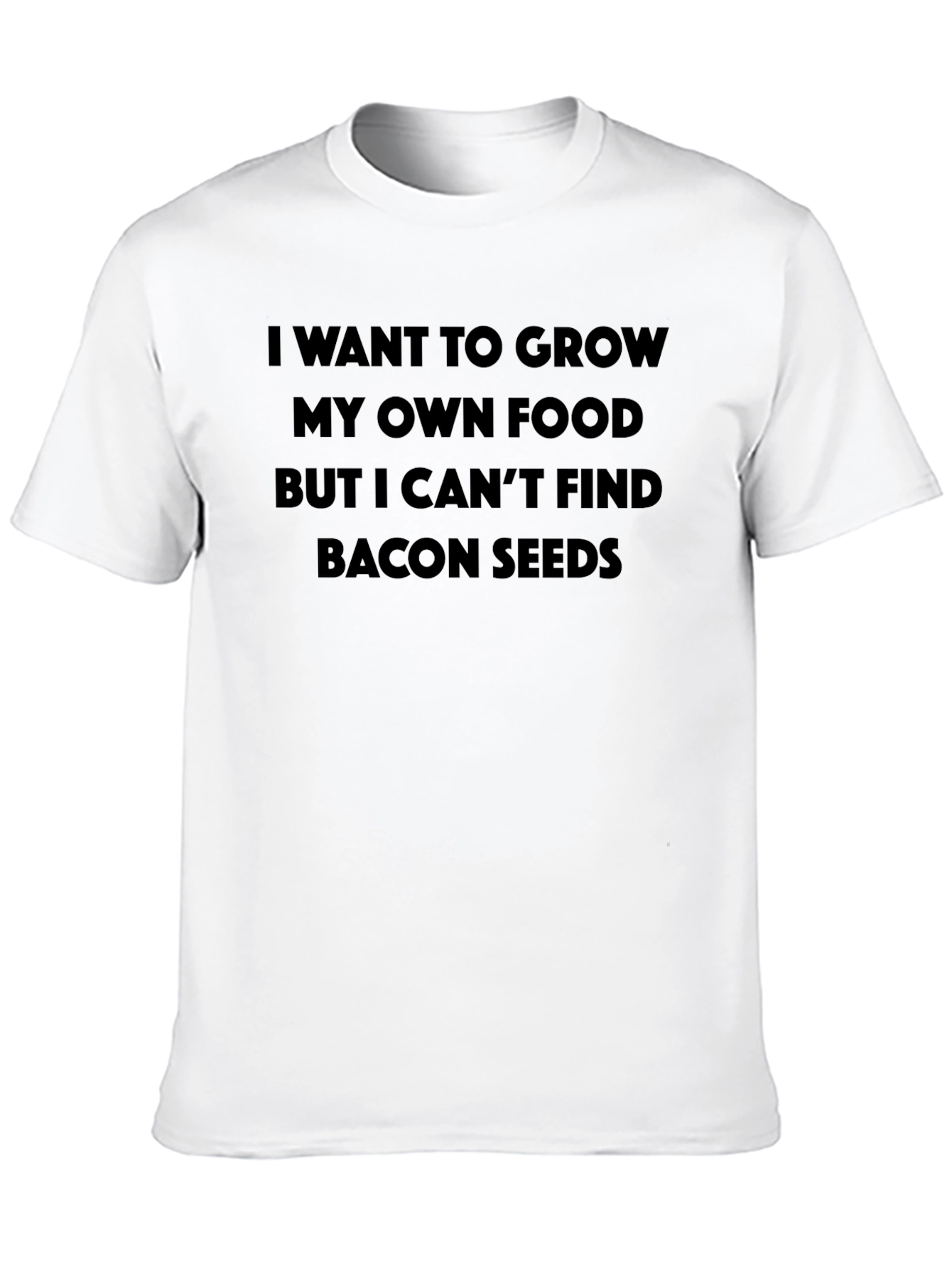 Bacon Seeds Graphic Tee - Funny Foodie T-Shirt