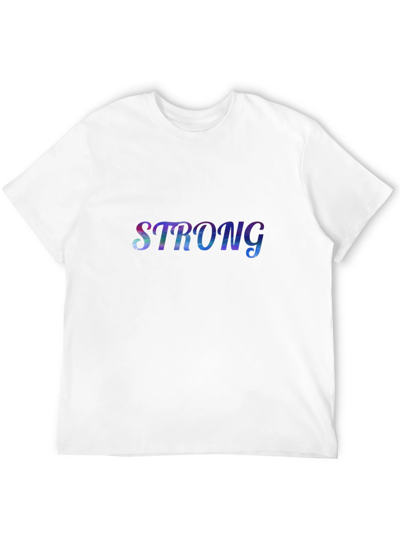 Strong Graphic Print Black T-Shirt
