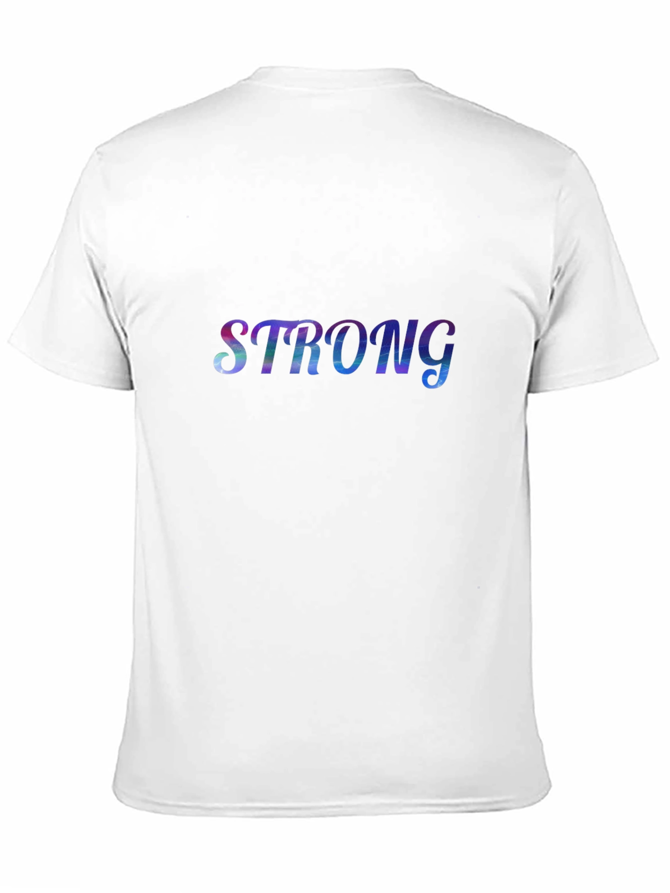 Strong Graphic Print Black T-Shirt