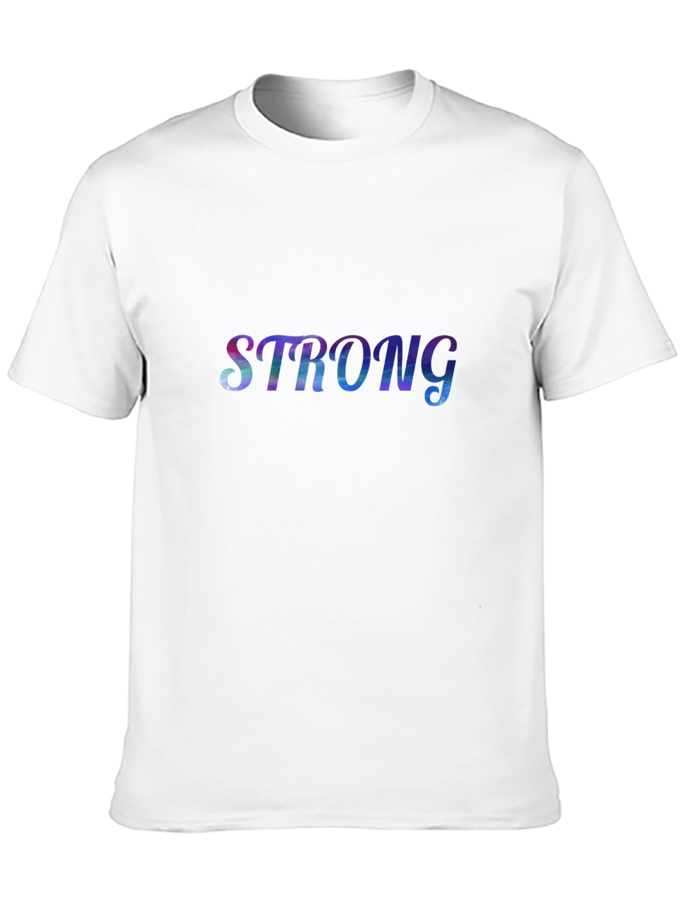 Strong Graphic Print Black T-Shirt