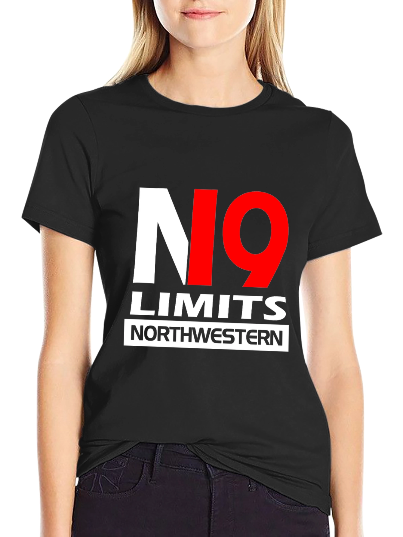 No Limits Northwestern Black T-Shirt