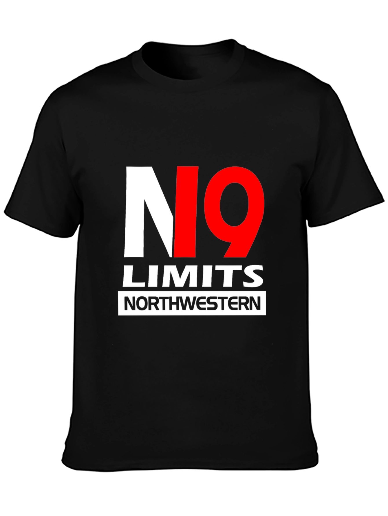 No Limits Northwestern Black T-Shirt