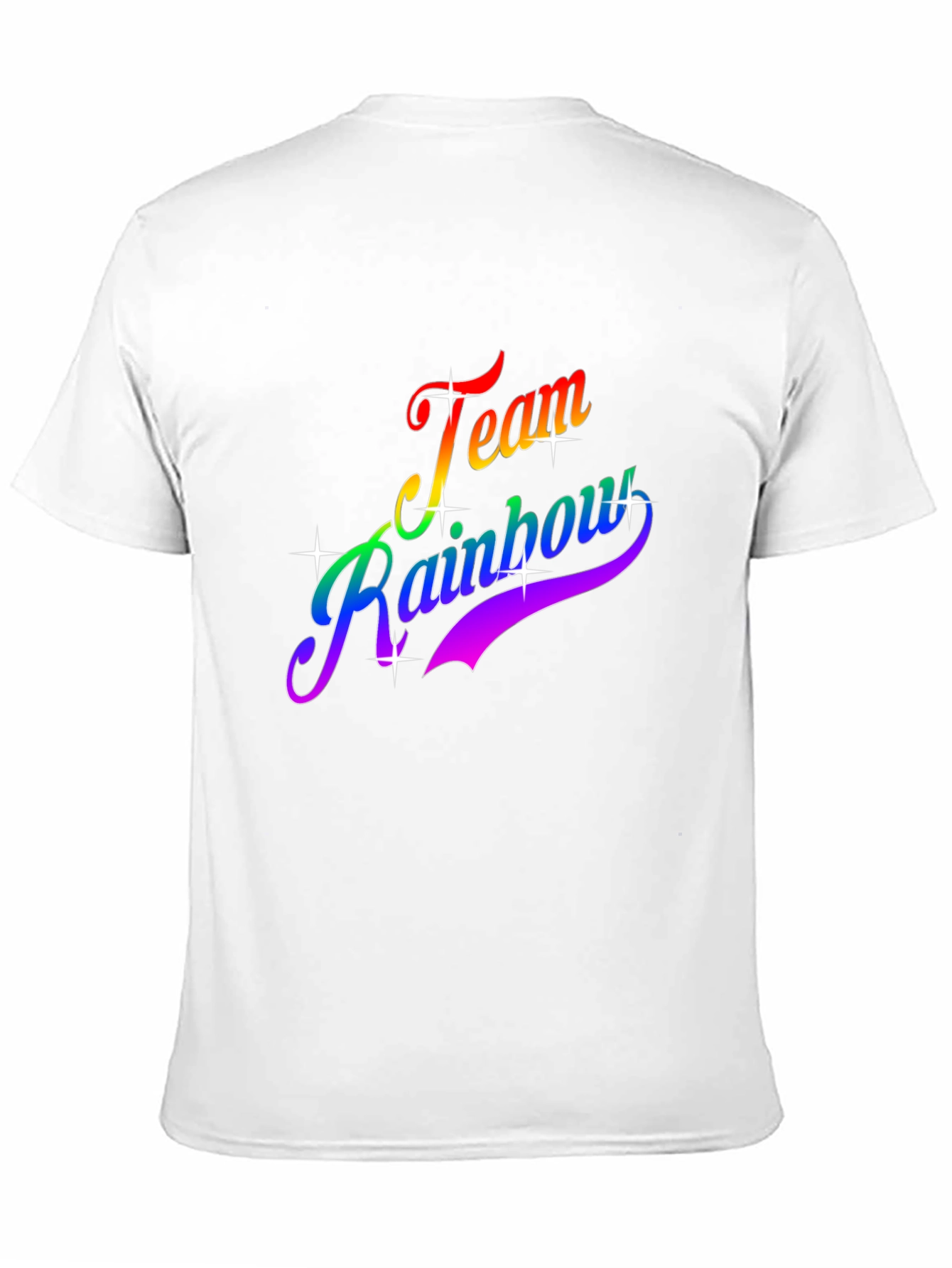 Team Rainbow Graphic T-Shirt - Pride Apparel