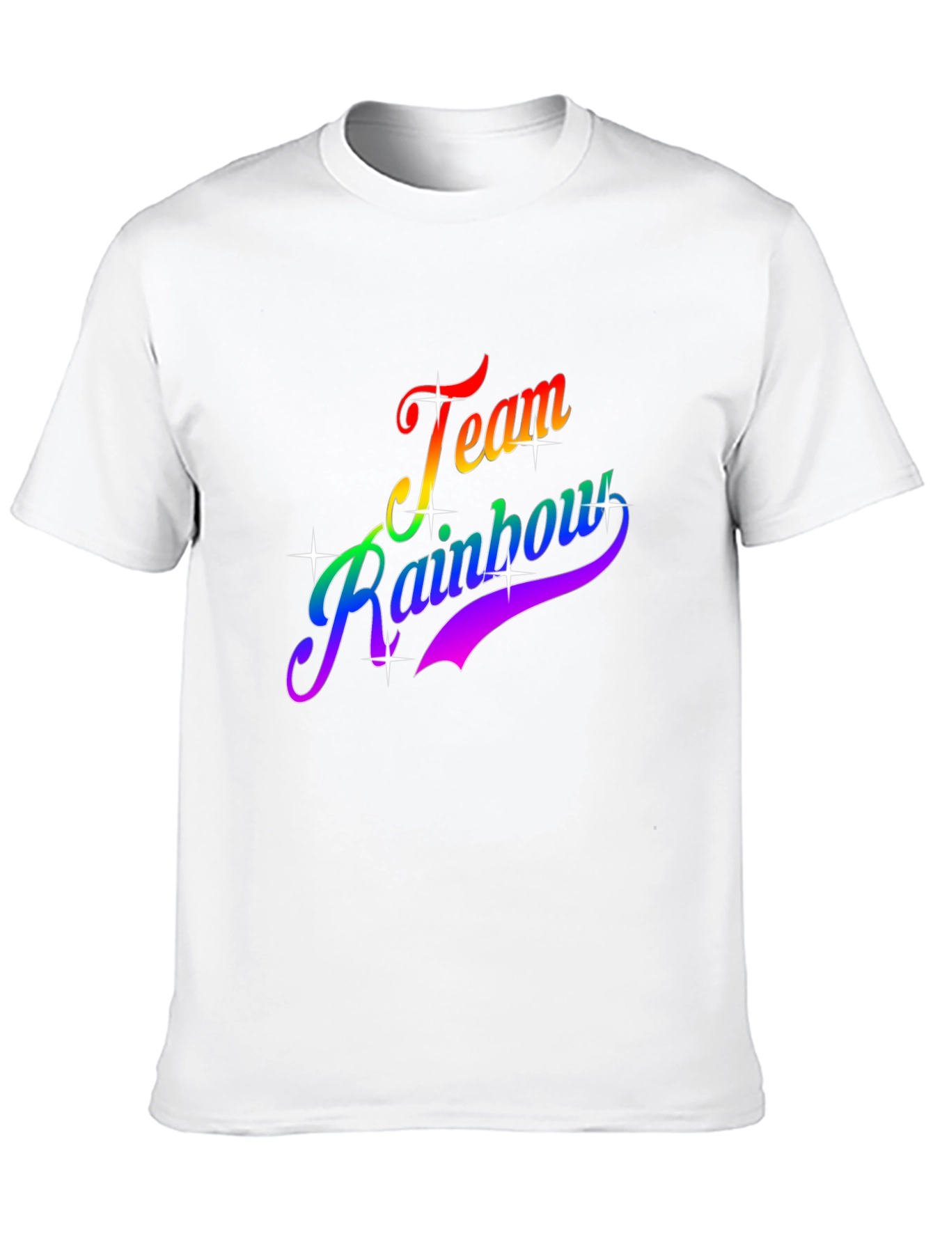 Team Rainbow Graphic T-Shirt - Pride Apparel