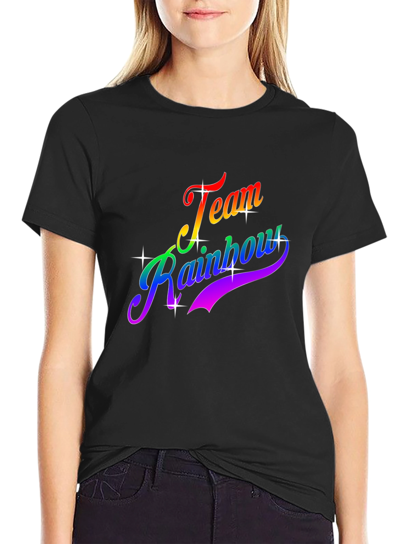 Team Rainbow Graphic T-Shirt - Pride Apparel