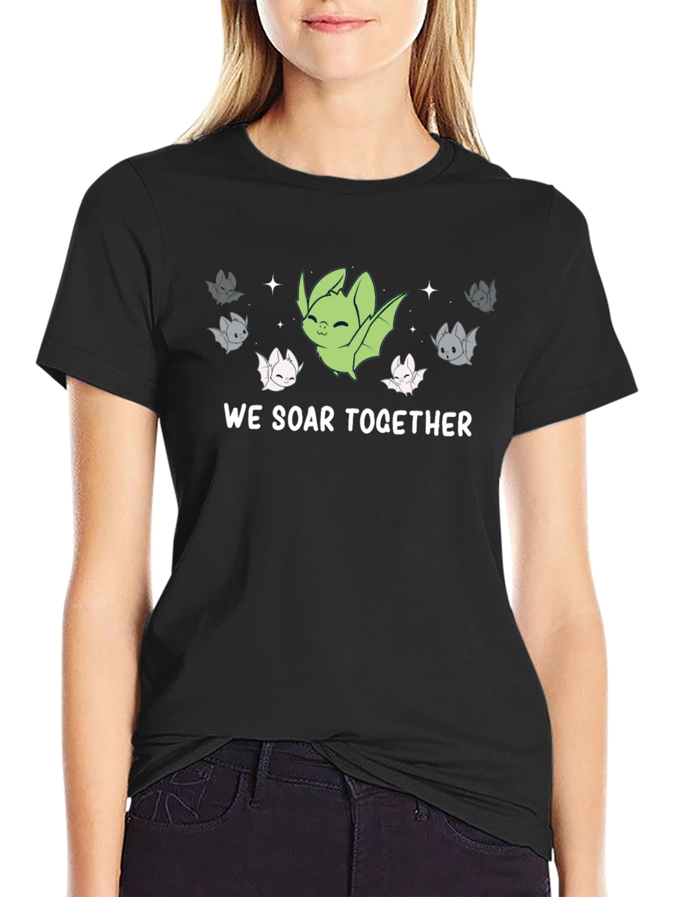 We Soar Together Bat Graphic Tee