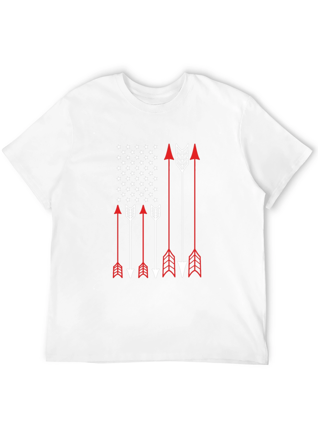Patriotic Arrow T-Shirt - USA Flag Graphic Tee