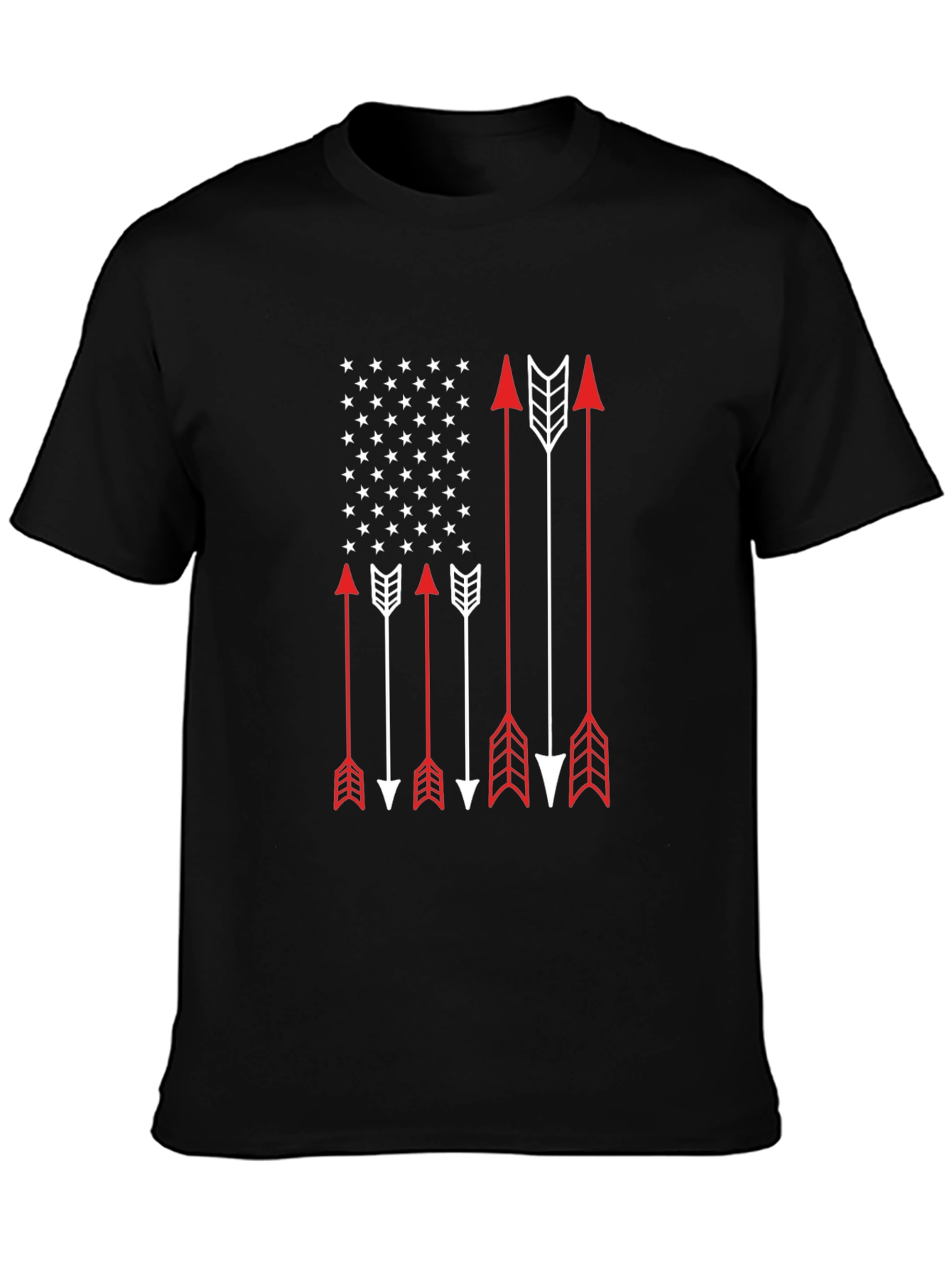 Patriotic Arrow T-Shirt - USA Flag Graphic Tee