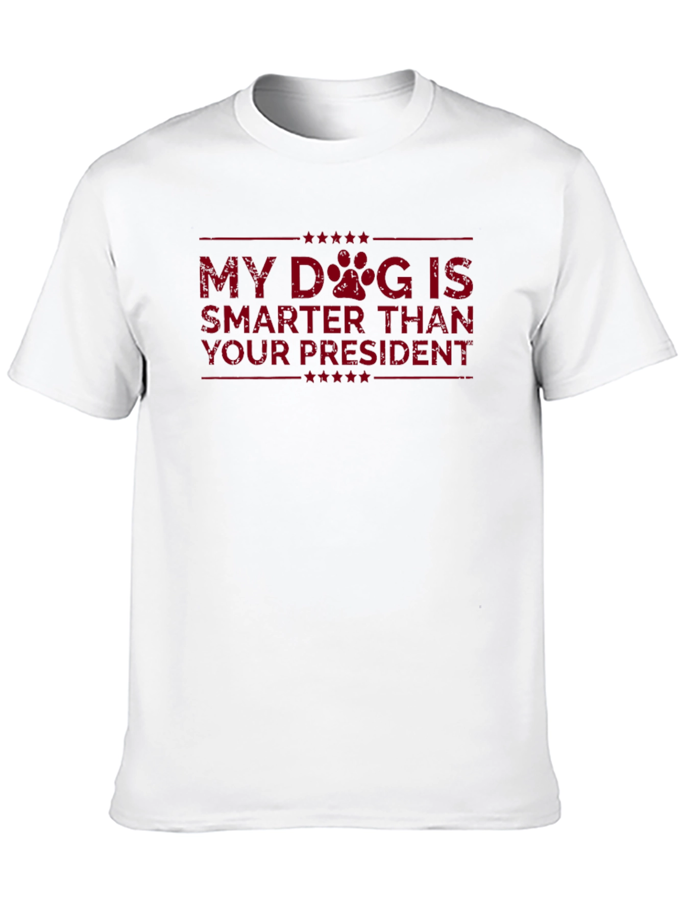 Dog Smarter Than Your President Novelty T-Shirt