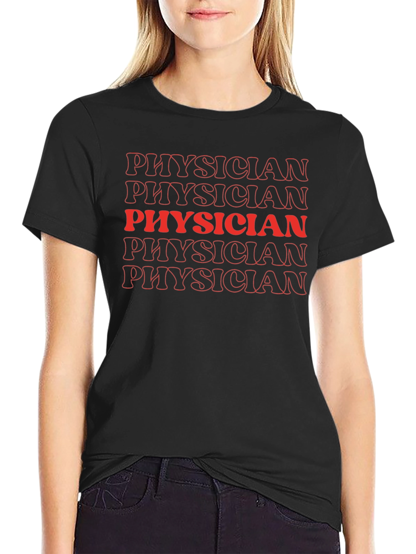 Physician Retro Style Graphic T-Shirt