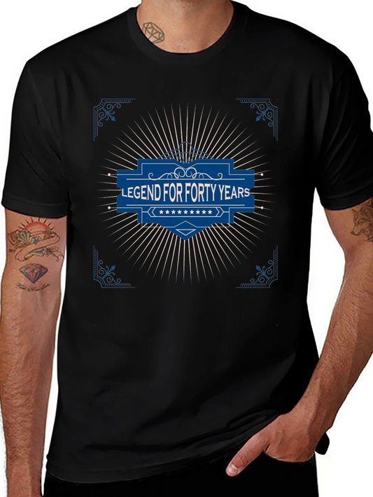 Legend For 40 Years Graphic T-Shirt