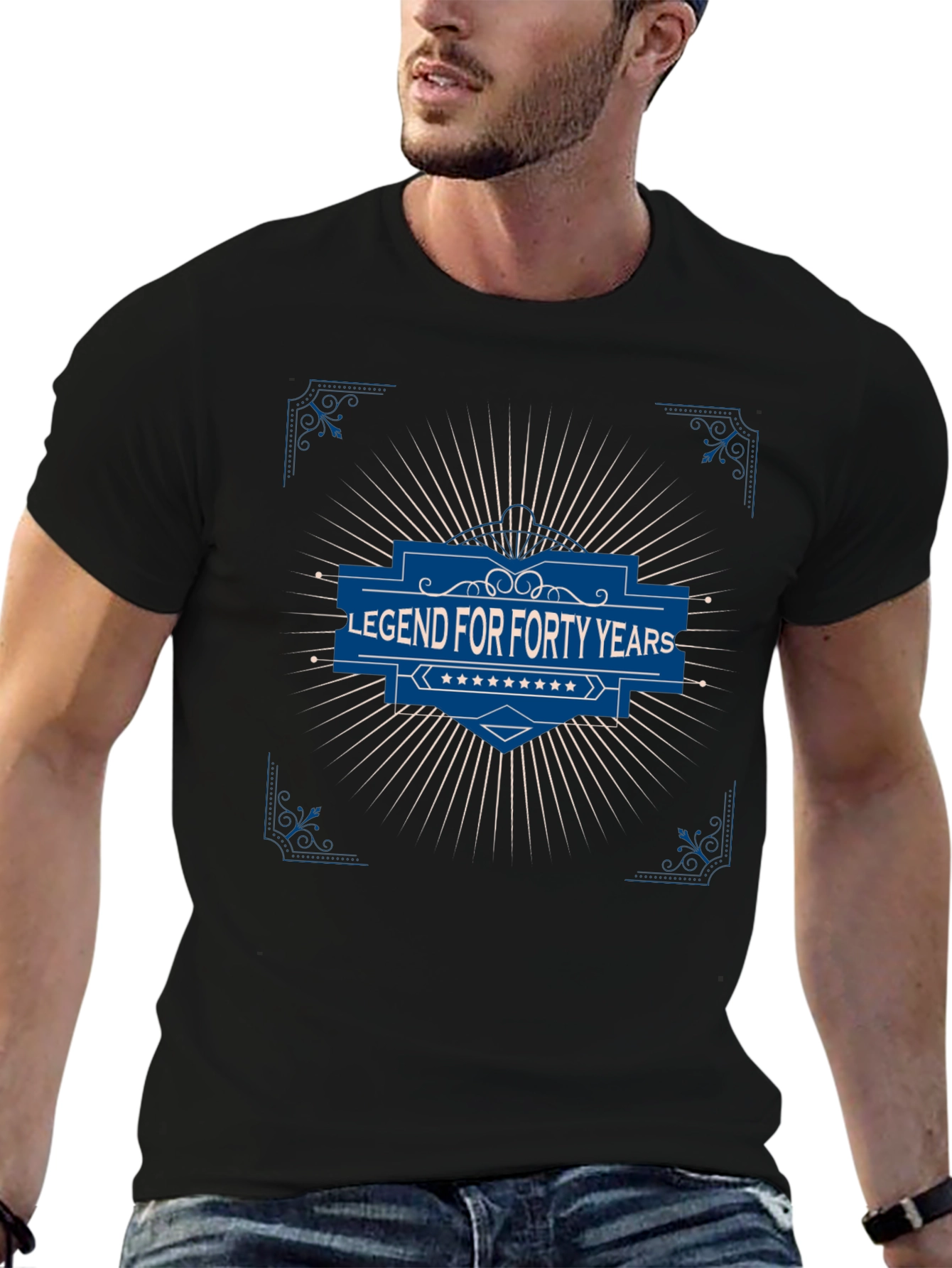 Legend For 40 Years Graphic T-Shirt