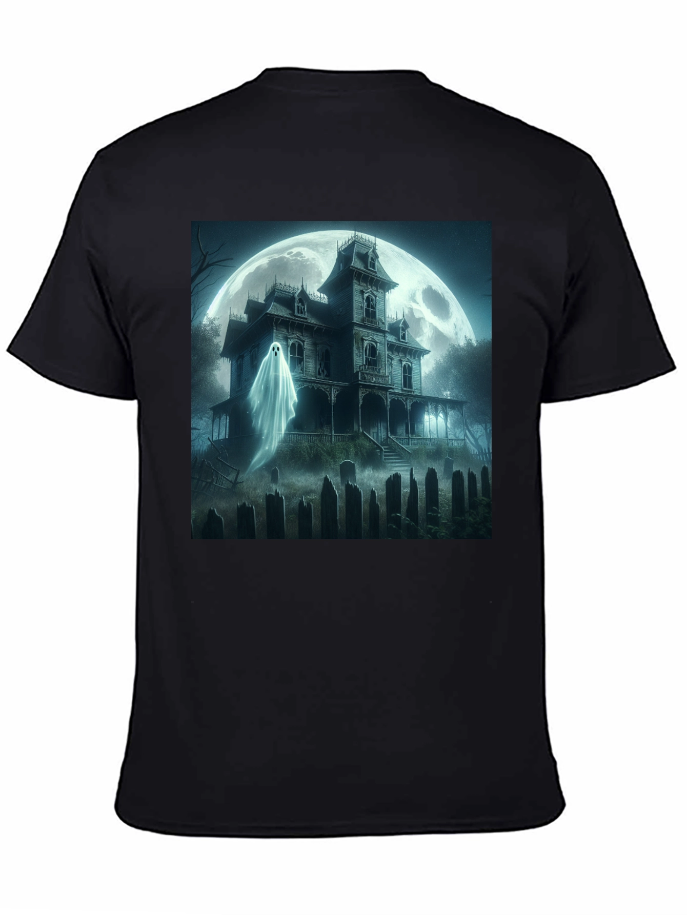 Haunted House Ghost T-Shirt Halloween Spooky Tee