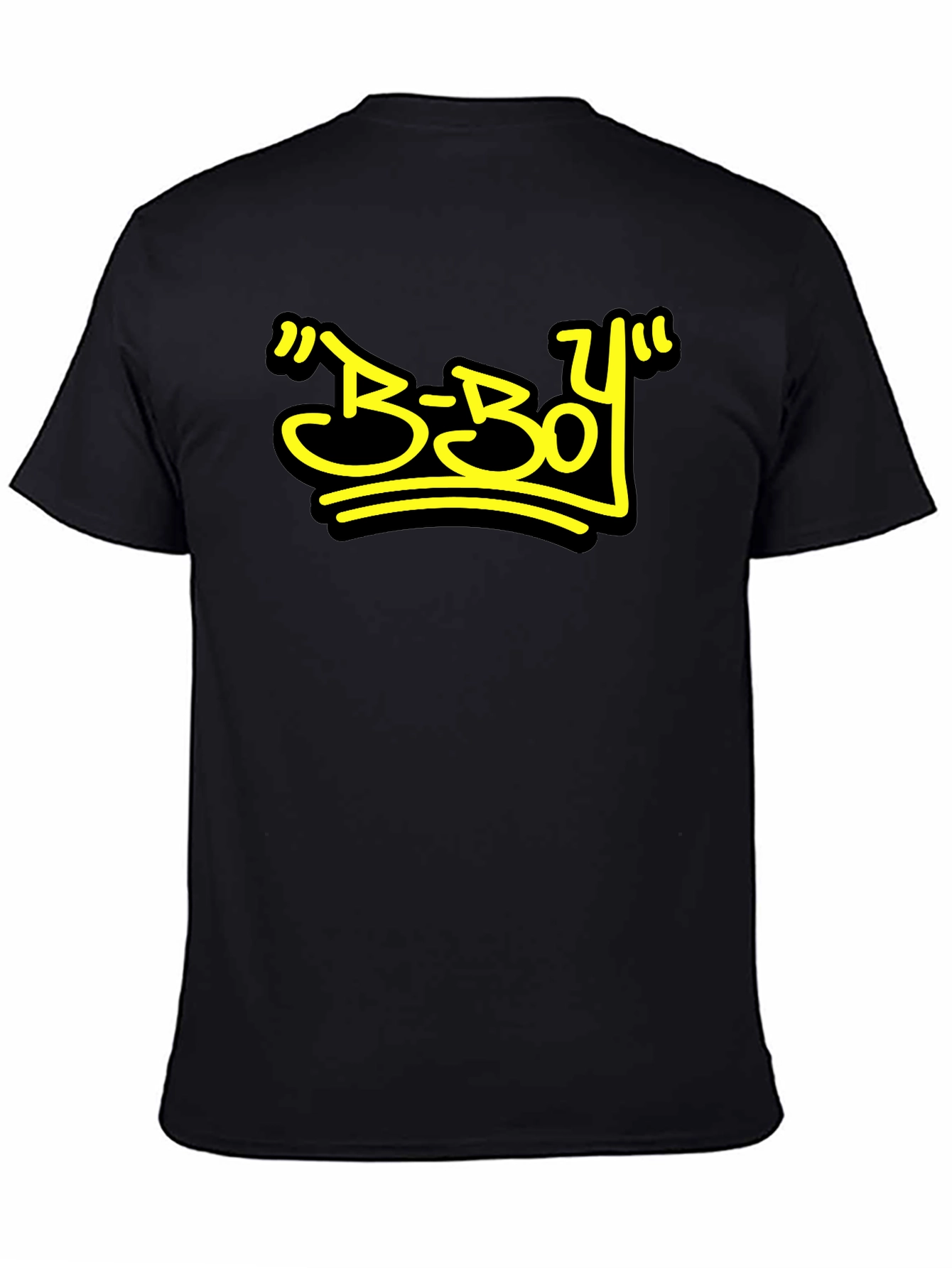 B-Boy Graphic Black T-Shirt - Urban Style Tee