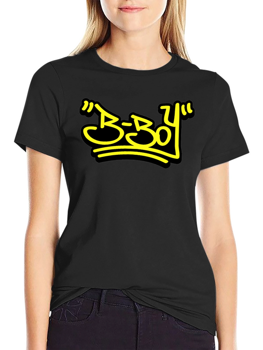 B-Boy Graphic Black T-Shirt - Urban Style Tee
