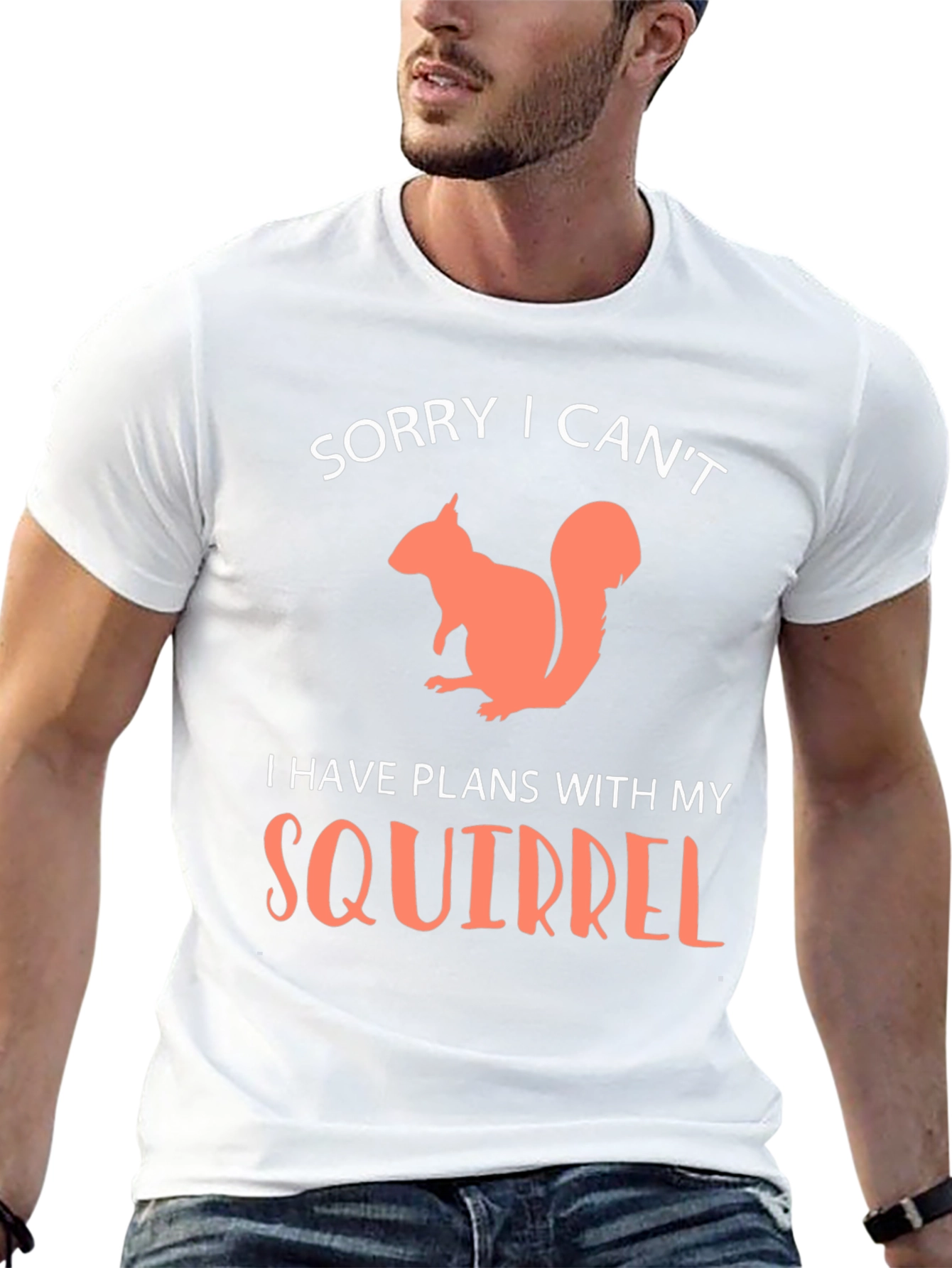 Squirrel Plans Graphic T-Shirt - Funny Animal Lover Tee