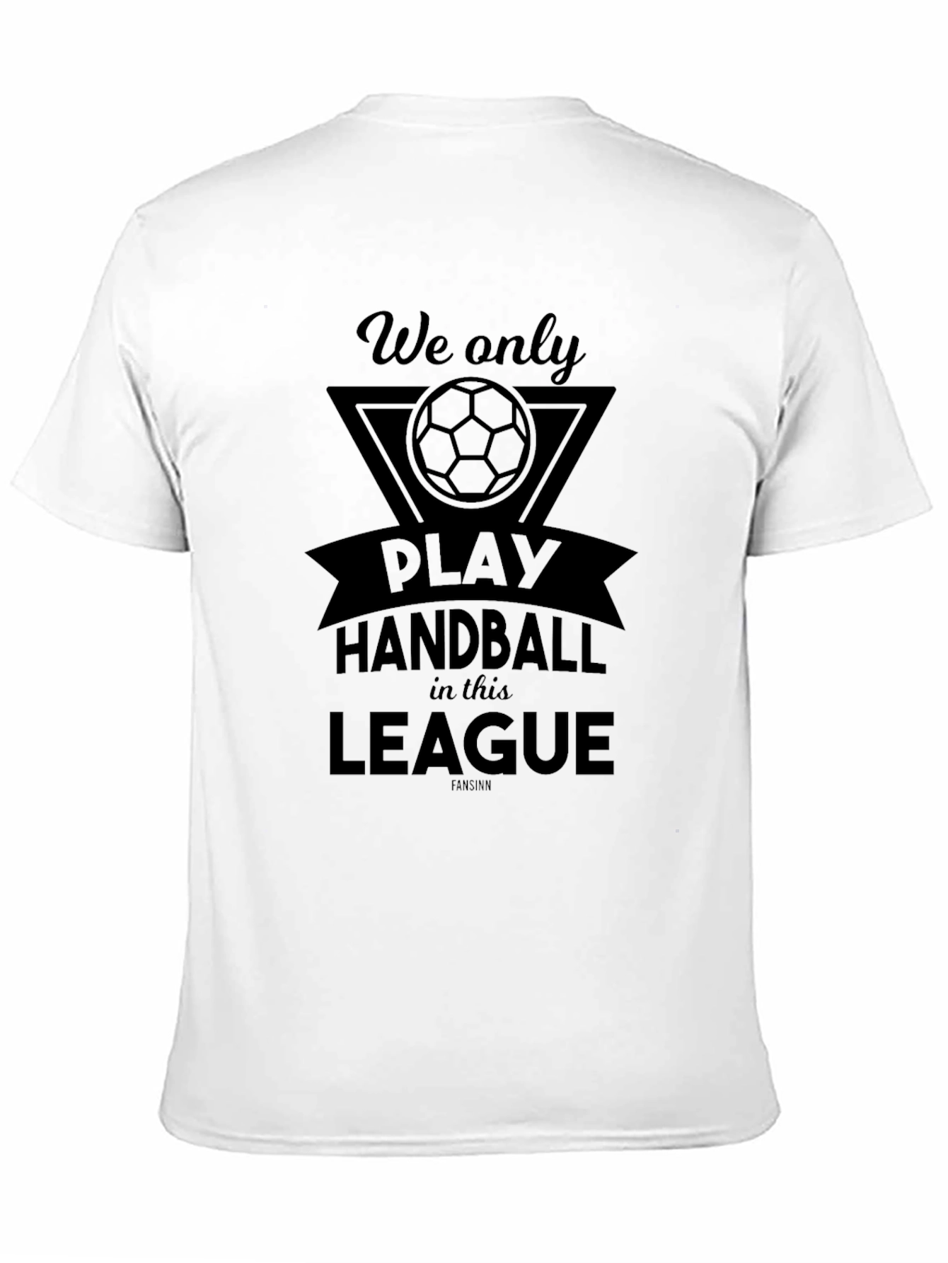 Handball League T-Shirt - Stylish Black Tee