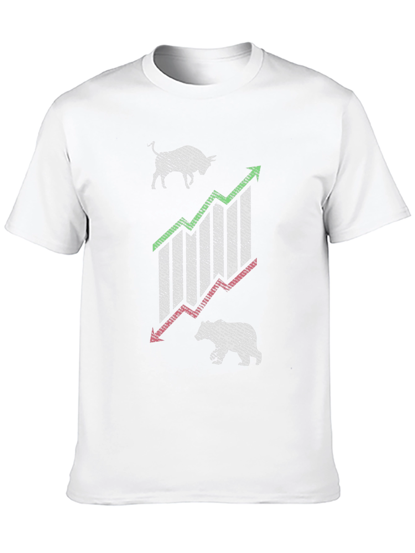 Bull & Bear Stock Market Graphic Tee
