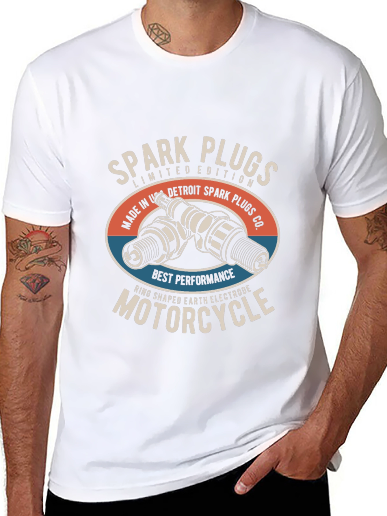 Spark Plugs Motorcycle T-Shirt - Limited Edition