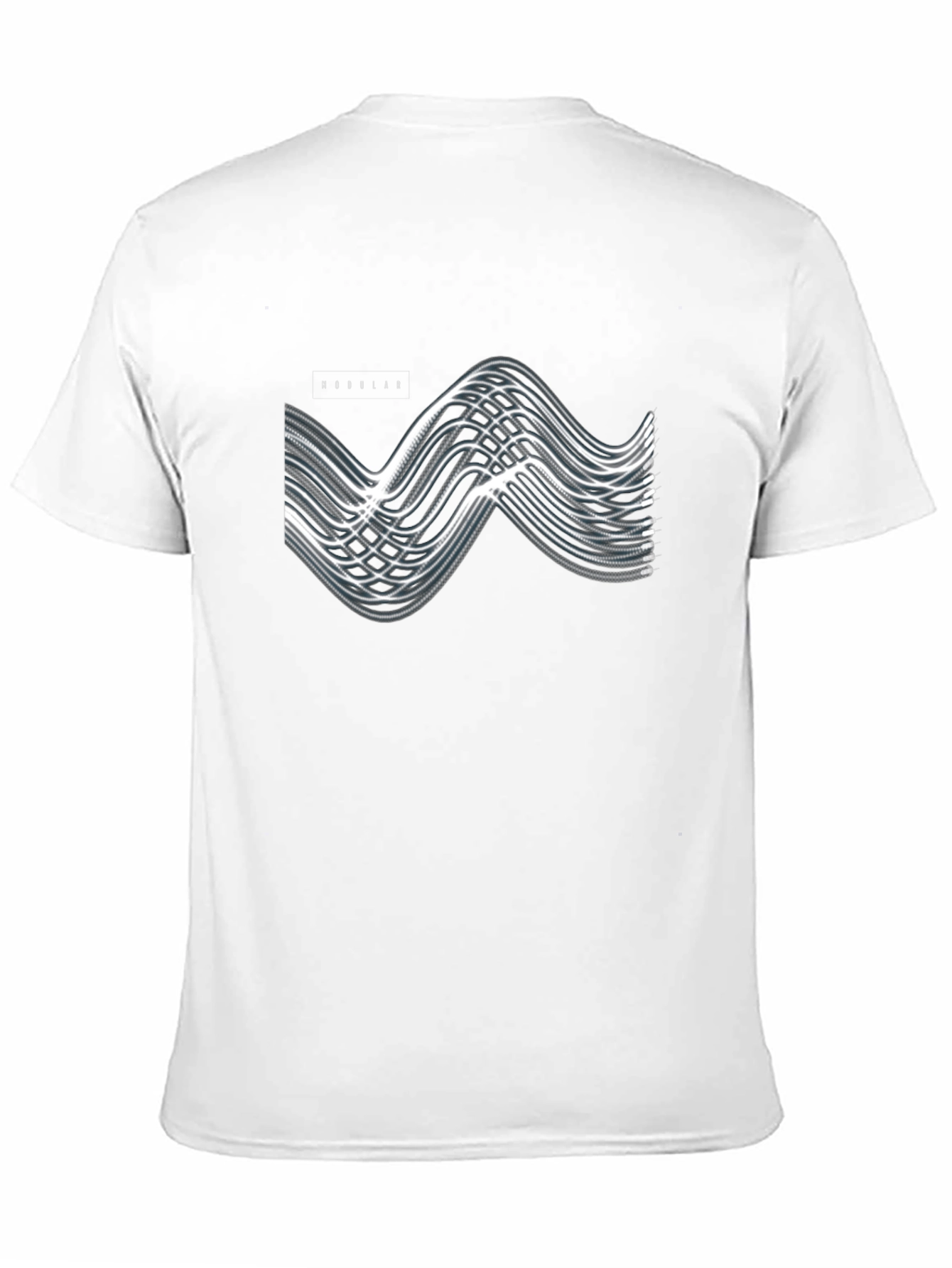 Modern Modular Graphic Black T-Shirt