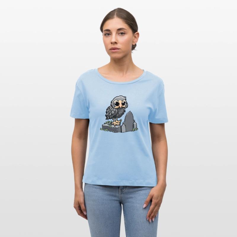 Baby Black Vulture Perched On Crumbling Headstone