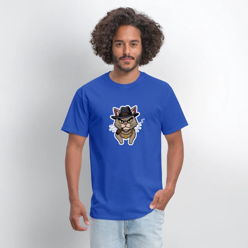 Badass Cat Gangster - Cool Kitty Mobster Art