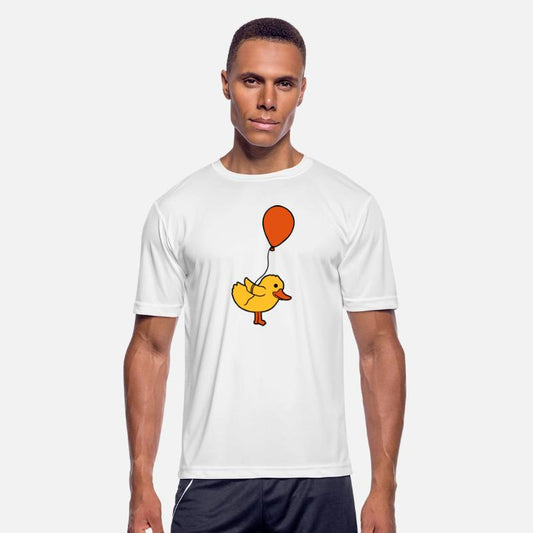 Balloon little chick cartoon