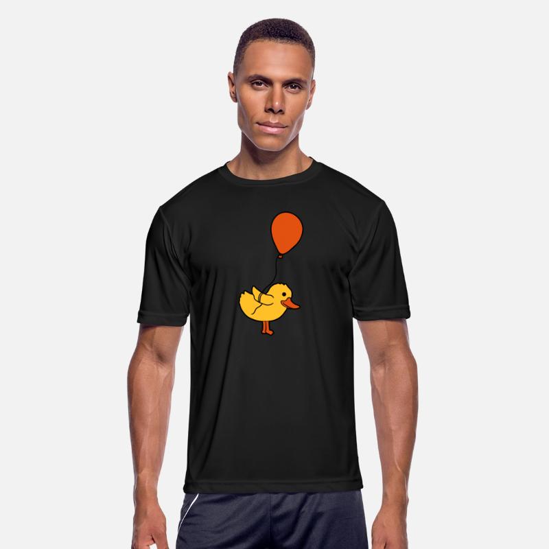 Balloon little chick cartoon