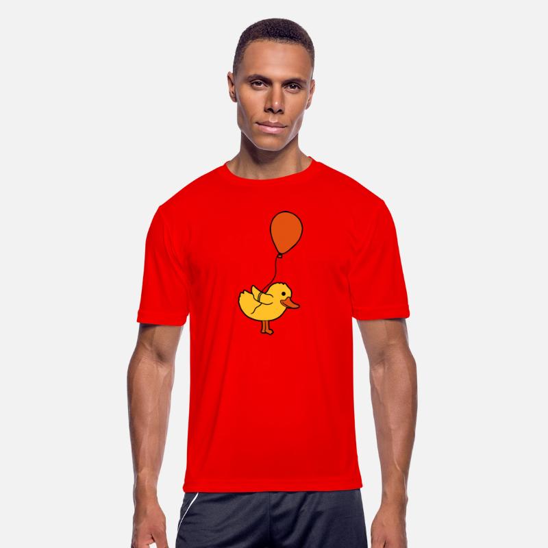 Balloon little chick cartoon