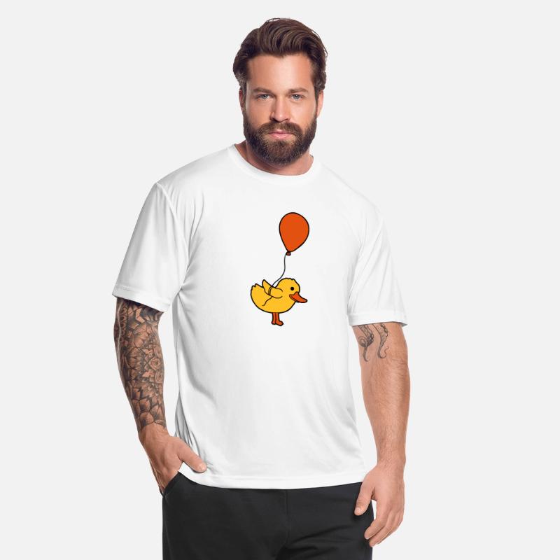 Balloon little chick cartoon
