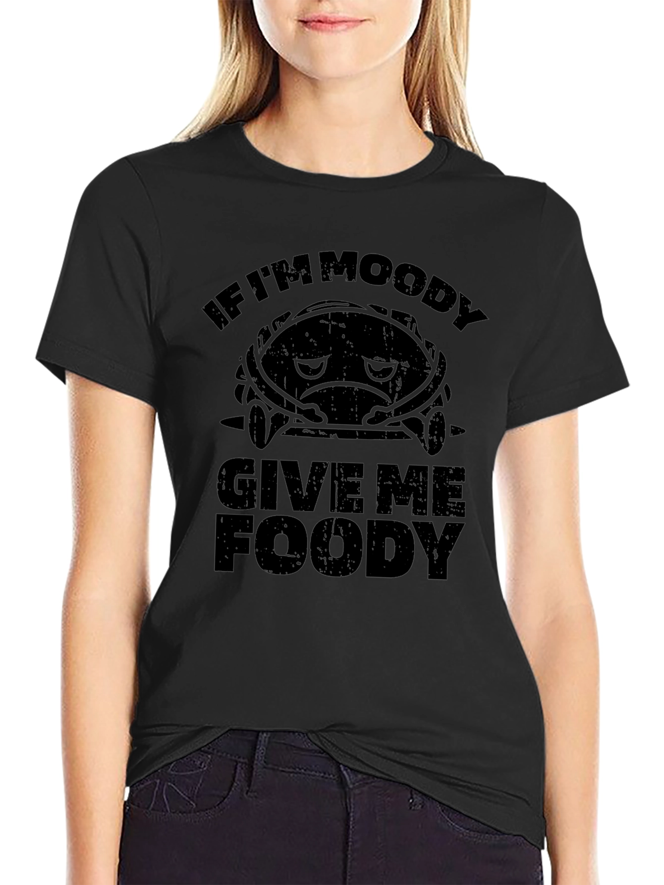 Moody Foody Black Graphic Tee