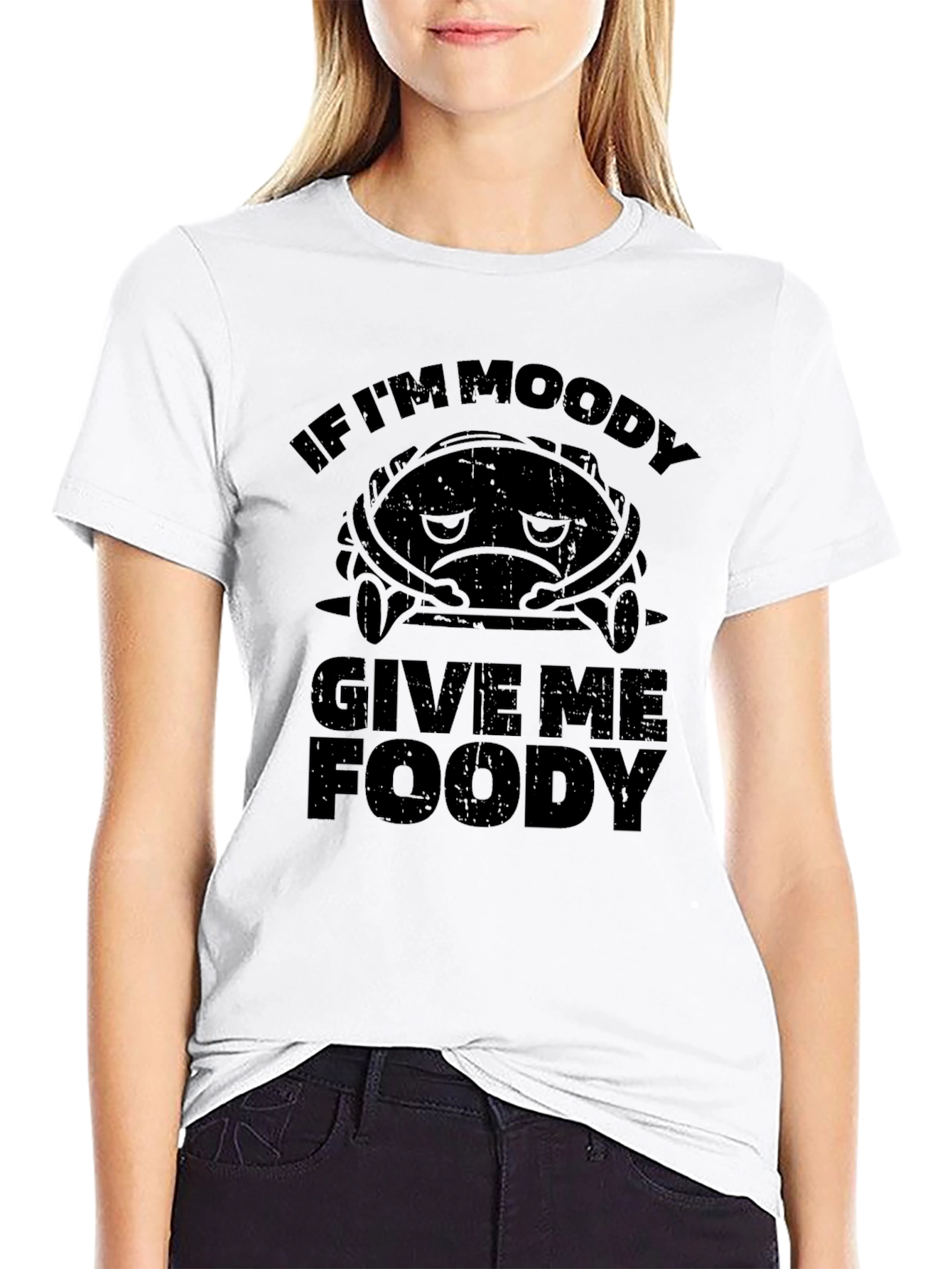 Moody Foody Black Graphic Tee