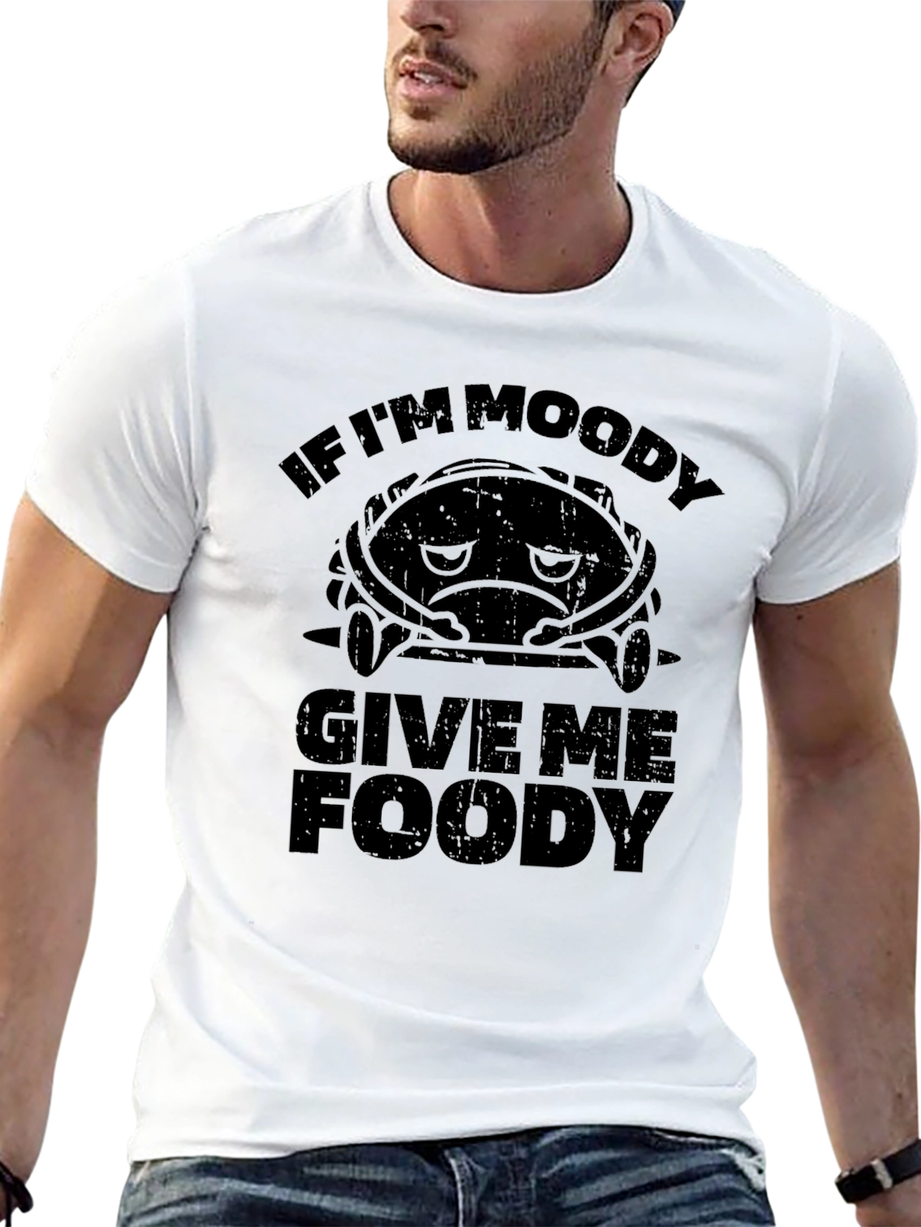 Moody Foody Black Graphic Tee