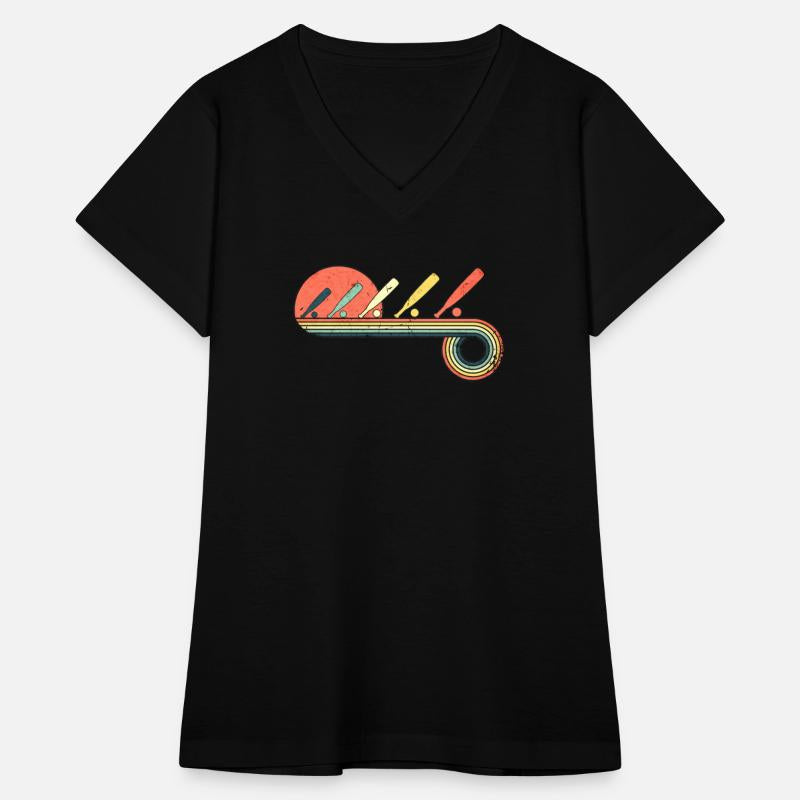 Baseball Bat And Ball Retro Vintage Sunset