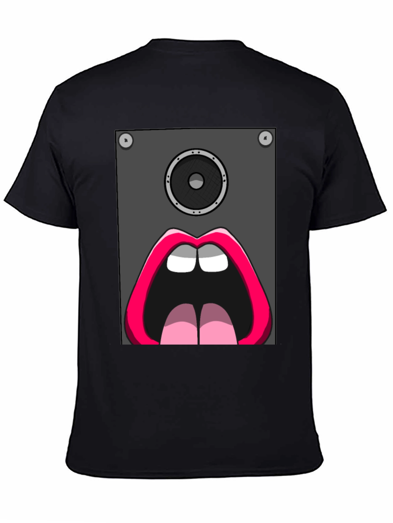 Speaker Mouth Graphic Tee - Bold & Unique
