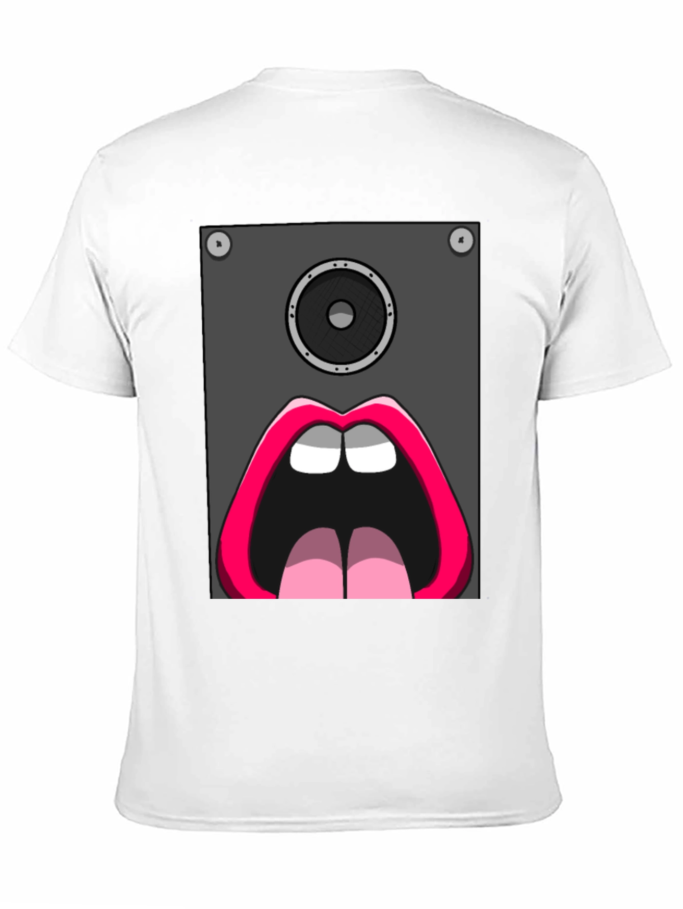 Speaker Mouth Graphic Tee - Bold & Unique