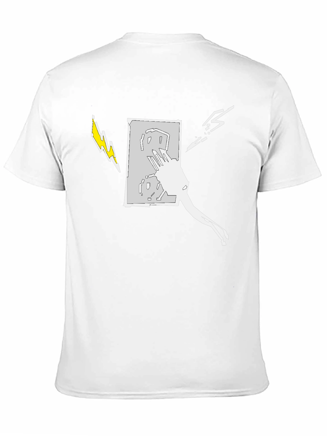 Electric Art Mens Black T-Shirt