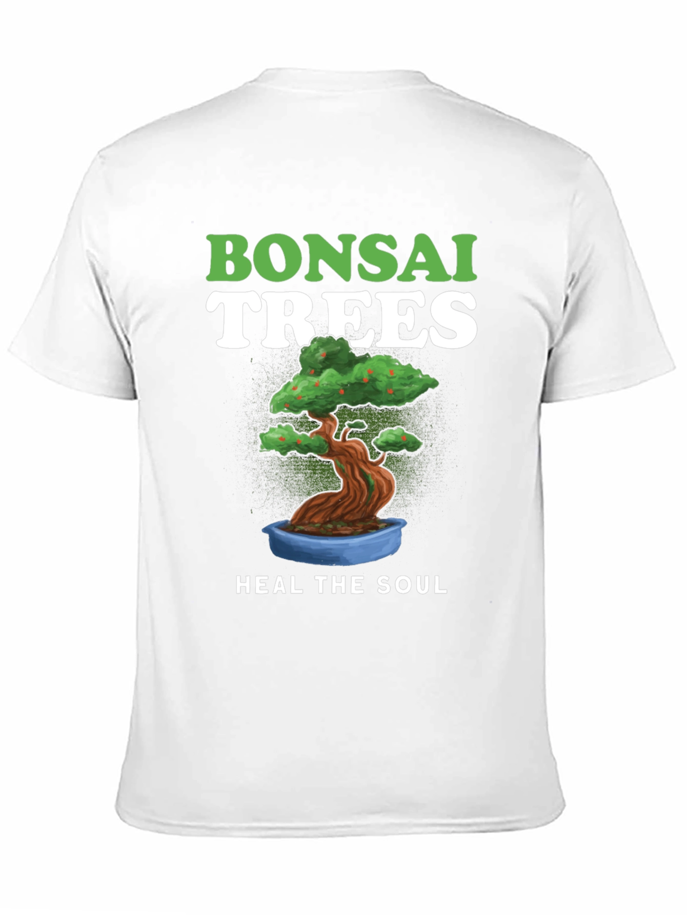 Bonsai Trees Heal The Soul Black T-Shirt