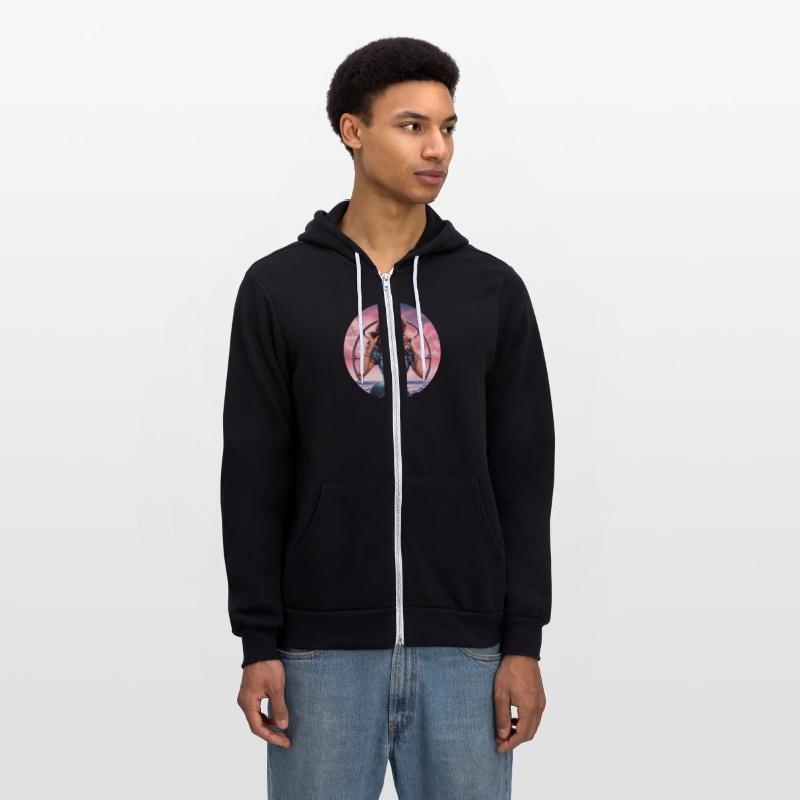 Beautiful Woman By The Sea In Pin Up Style