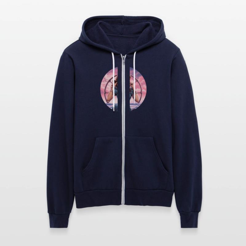 Beautiful Woman By The Sea In Pin Up Style