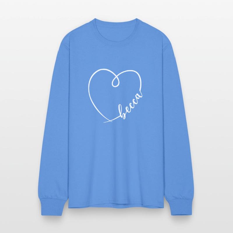 Becca Name Heart Calligraphy