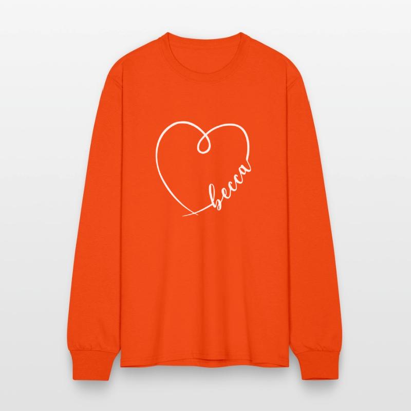 Becca Name Heart Calligraphy