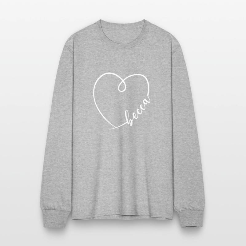 Becca Name Heart Calligraphy