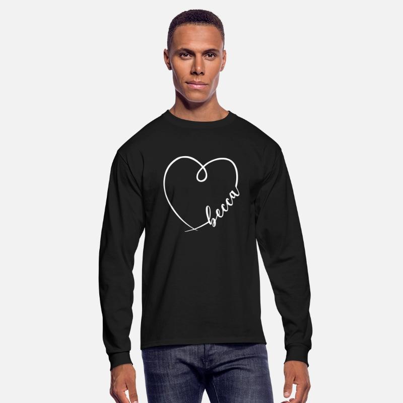 Becca Name Heart Calligraphy