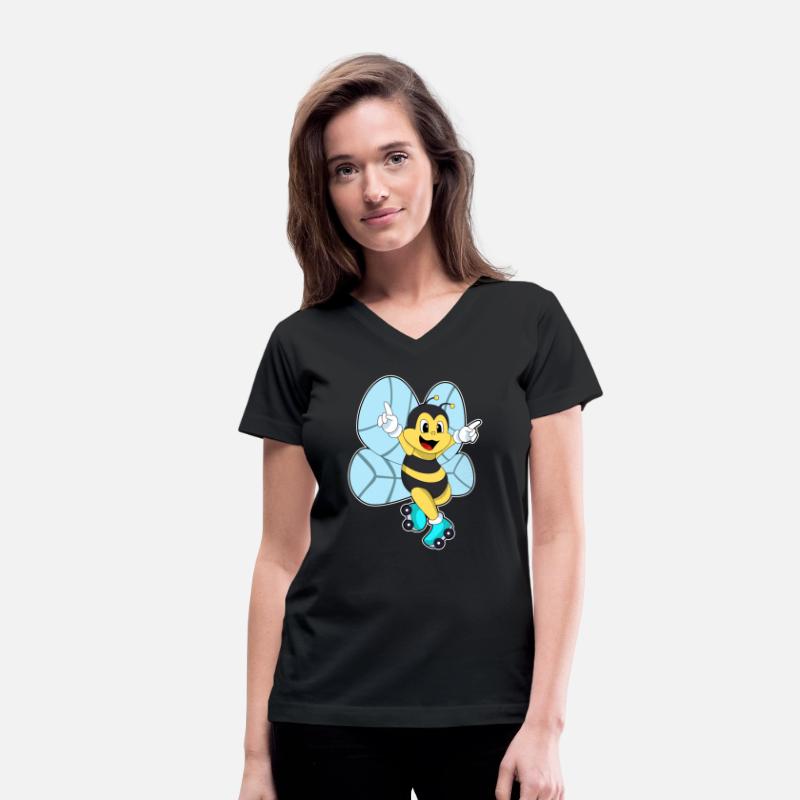 Bee With Roller Skates