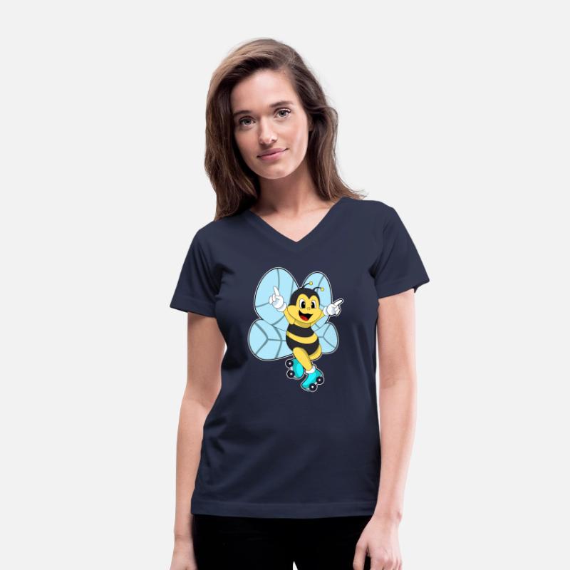 Bee With Roller Skates