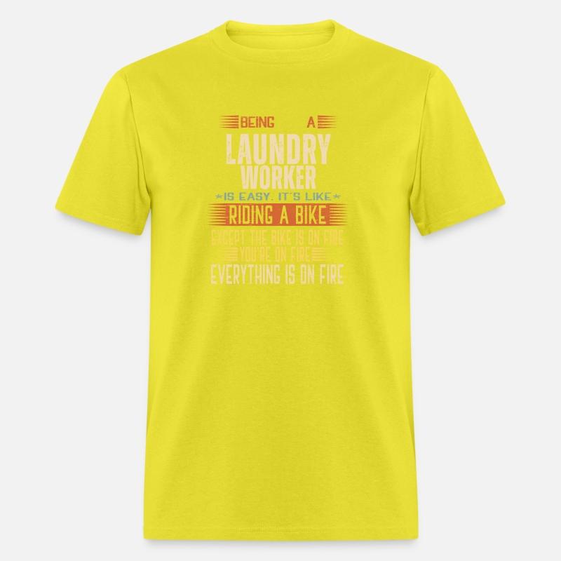 Being a Laundry Worker is Easy. It's like Riding a