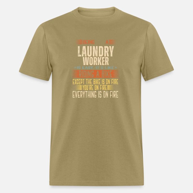 Being a Laundry Worker is Easy. It's like Riding a