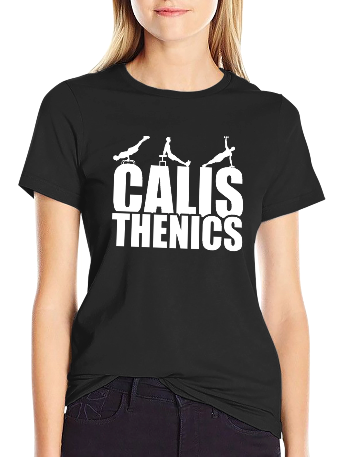 Calisthenics Black Graphic T-Shirt