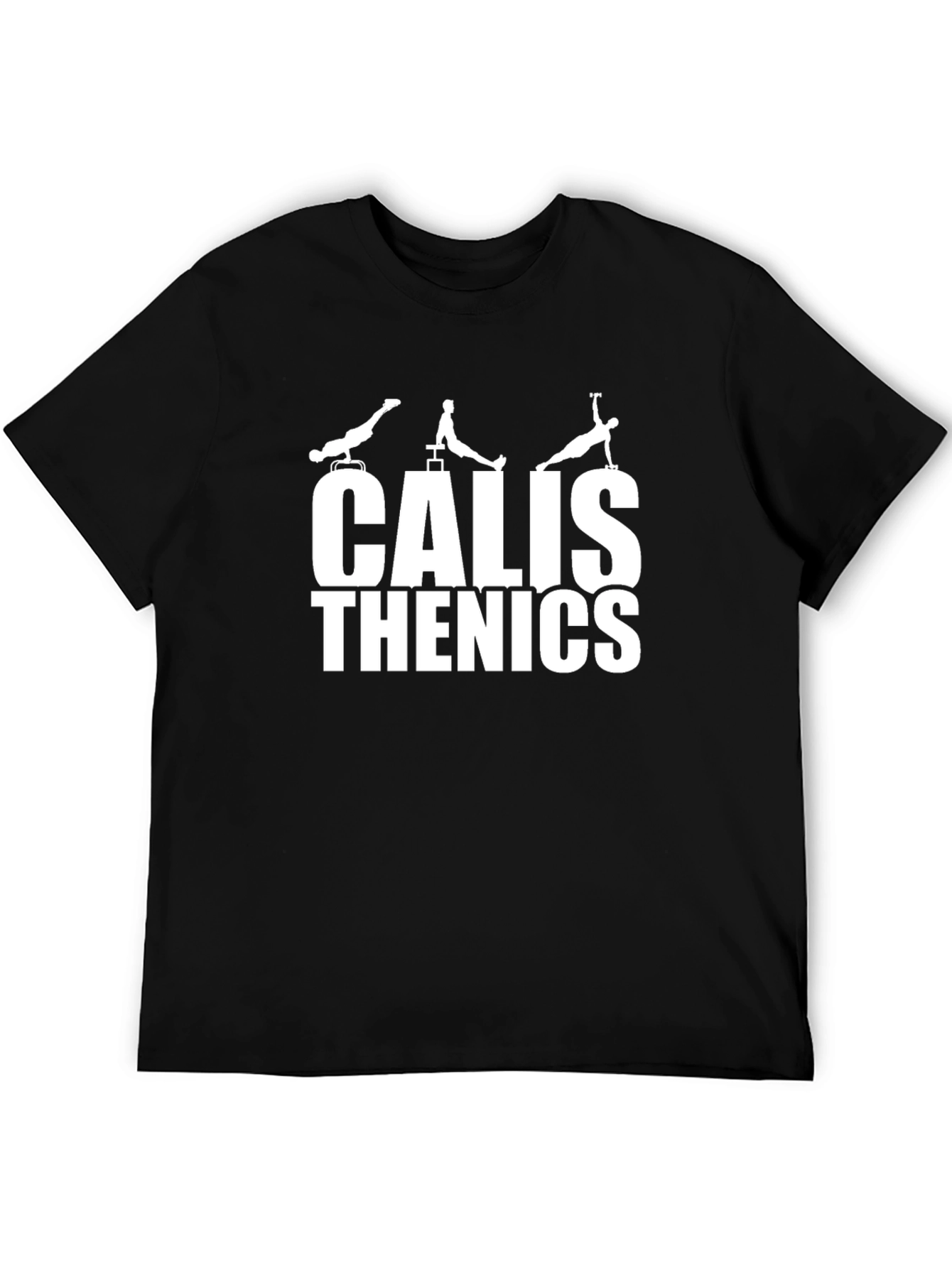 Calisthenics Black Graphic T-Shirt